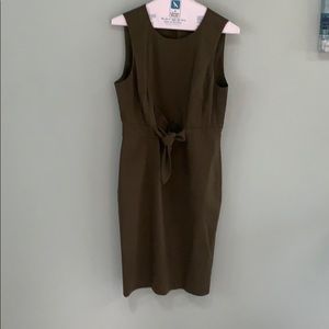 Olive green Ann Taylor dress